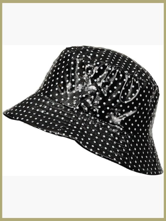 Accessories - Waterproof Vinyl Bucket Rain Hat, Lightweight Lining, Outdoor
